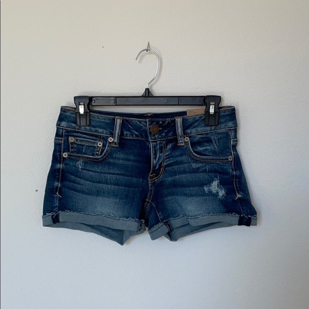 NWT American Eagle Shortie Denim Shorts